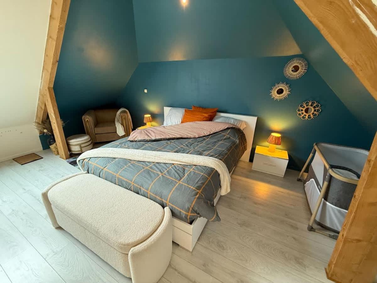 Loft Tout Confort Avec Parking Et A Moins 15 Min Caen Et Des Plages Demouville Exterior photo